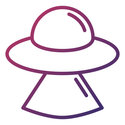 UFO Generic gradient outline icon