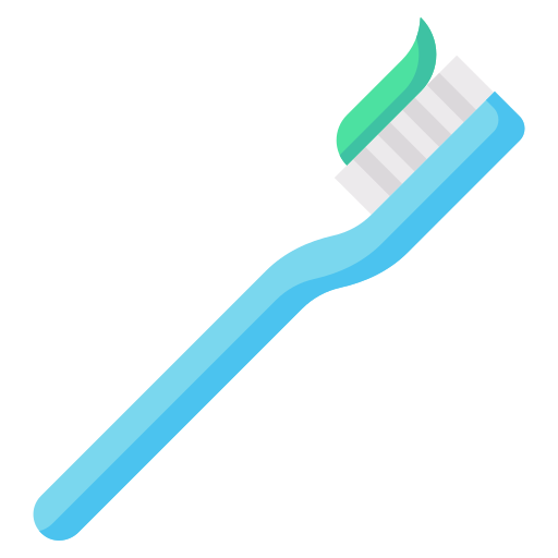 brosse à dents Generic color fill Icône