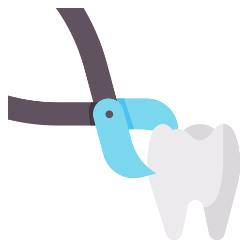 Удаление зуба Generic color fill иконка