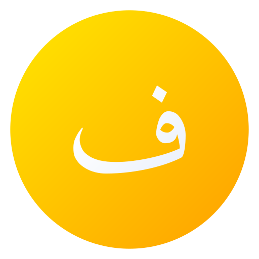 lingua araba Generic gradient fill icona