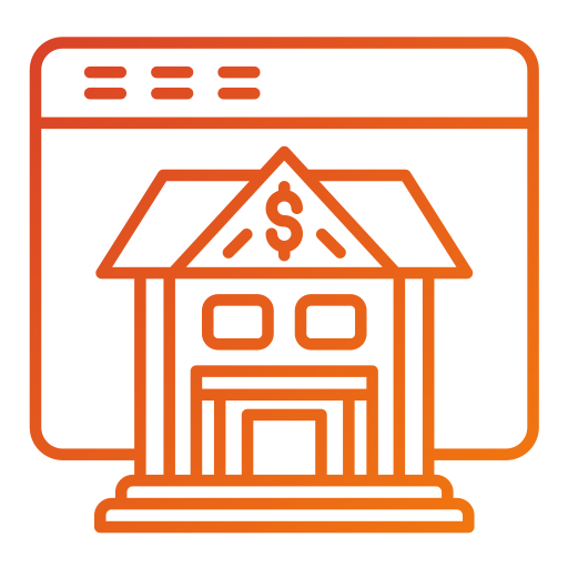 banca online Generic gradient outline icona