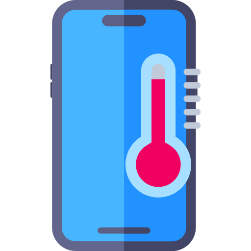 thermomètre Generic color fill Icône