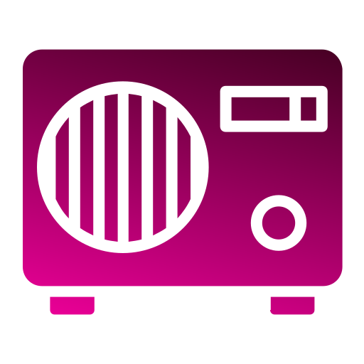 radio Generic gradient fill icono