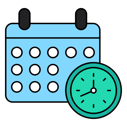 Timetable Generic color lineal-color icon