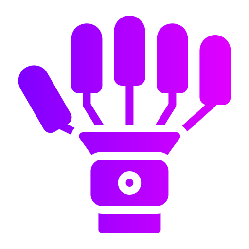 Robot hand Generic gradient fill icon