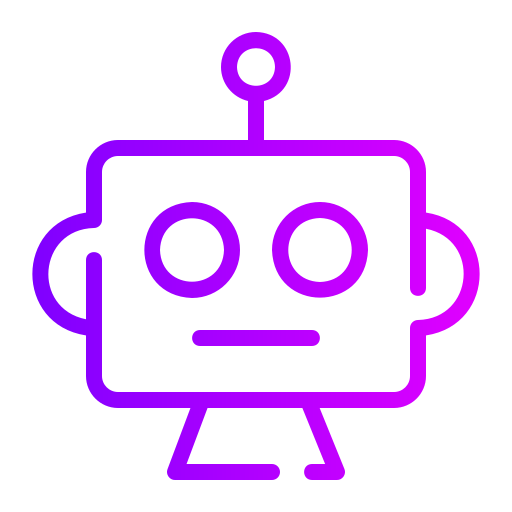 robot Generic gradient outline ikona