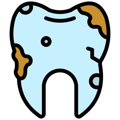 złe zęby Generic color lineal-color ikona