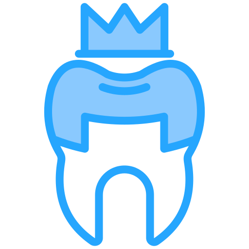 Dental crown Generic color lineal-color icon