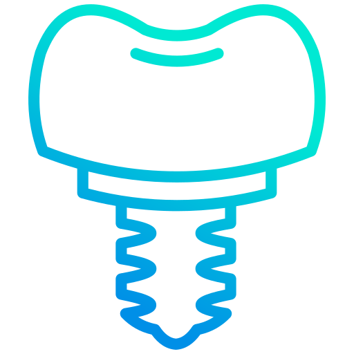 impianto dentale Generic gradient outline icona