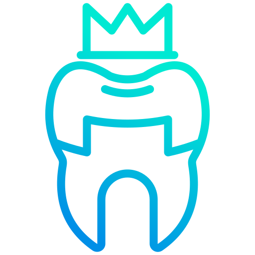 korona dentystyczna Generic gradient outline ikona