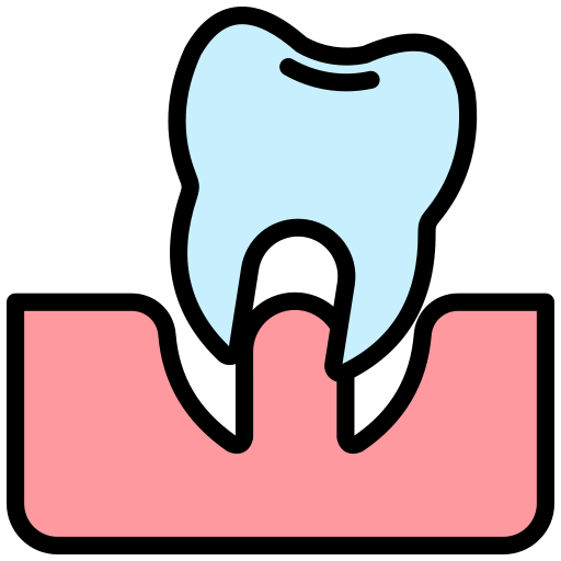 extracción dental Generic color lineal-color icono