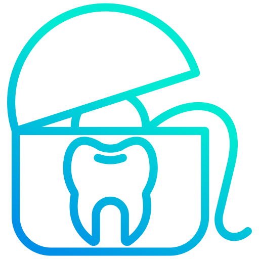 nić dentystyczna Generic gradient outline ikona