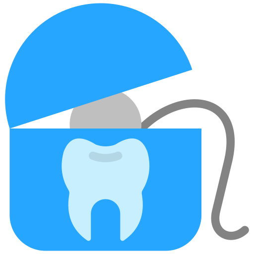 nić dentystyczna Generic color fill ikona