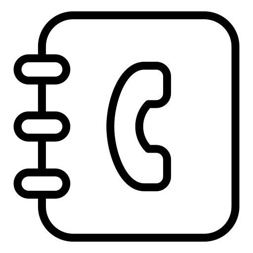 telefonbuch Generic black outline icon