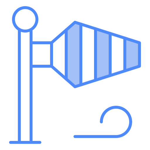 windsock Generic color lineal-color icon