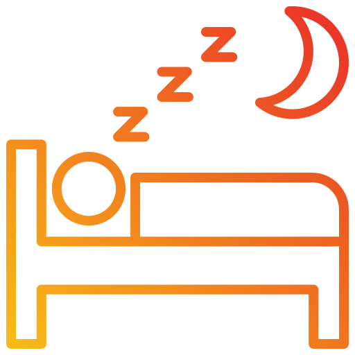 dormido Generic gradient outline icono