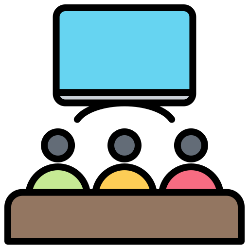 assistir tv Generic color lineal-color Ícone