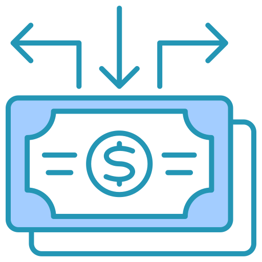 Cash flow Generic color lineal-color icon