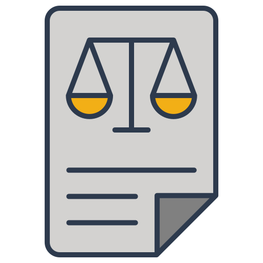 Legal Generic color lineal-color icon