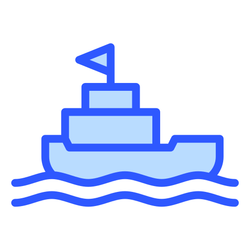 statek Generic color lineal-color ikona