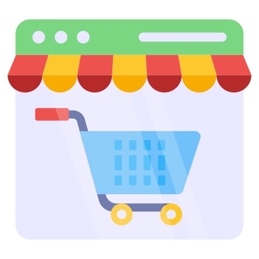 Online shopping Generic color fill icon
