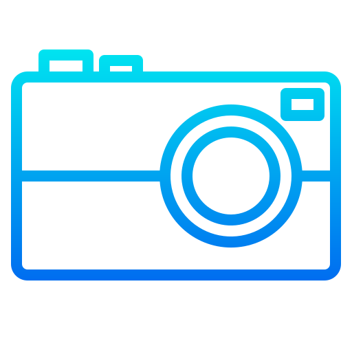 컴팩트 카메라 srip Gradient icon