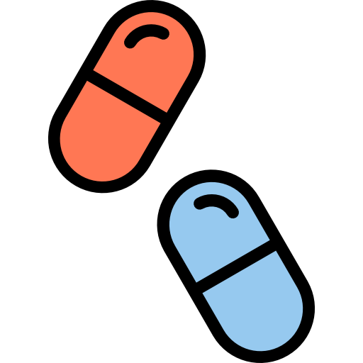 Pill srip Lineal Color icon