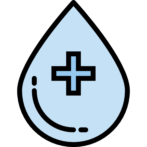 Water srip Lineal Color icon