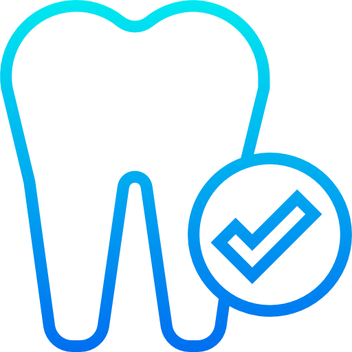 Tooth srip Gradient icon
