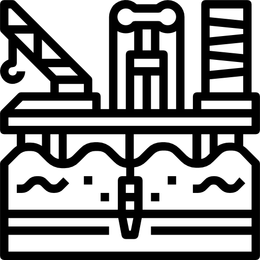 Öl plattform Surang Lineal icon