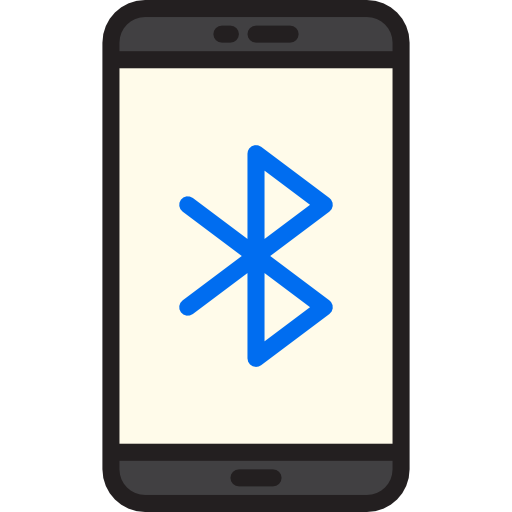 bluetooth srip Lineal Color icon