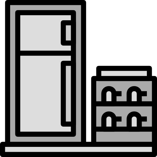 Refrigerator Surang Lineal Color icon