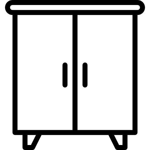 kleiderschrank srip Lineal icon
