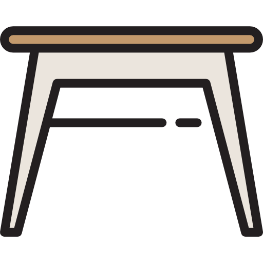テーブル srip Lineal Color icon