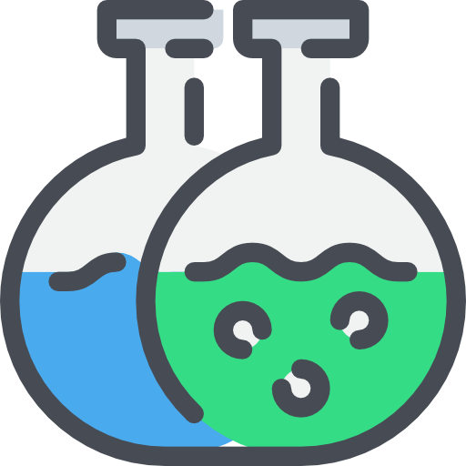 Test tube Justicon Lineal Color icon