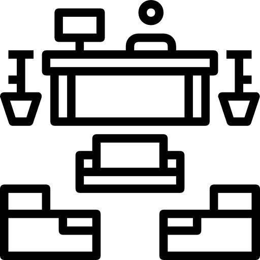 vestíbulo Surang Lineal icono