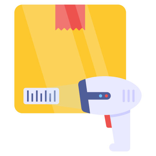 Barcode scanner Generic color fill icon