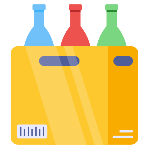 Bottle carrier Generic color fill icon