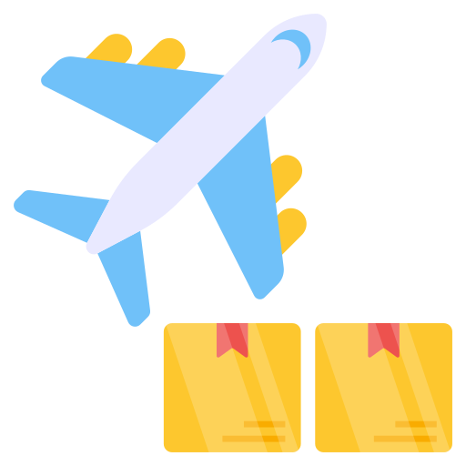 航空便 Generic color fill icon