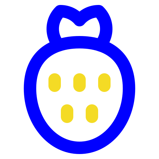 truskawka Generic color outline ikona