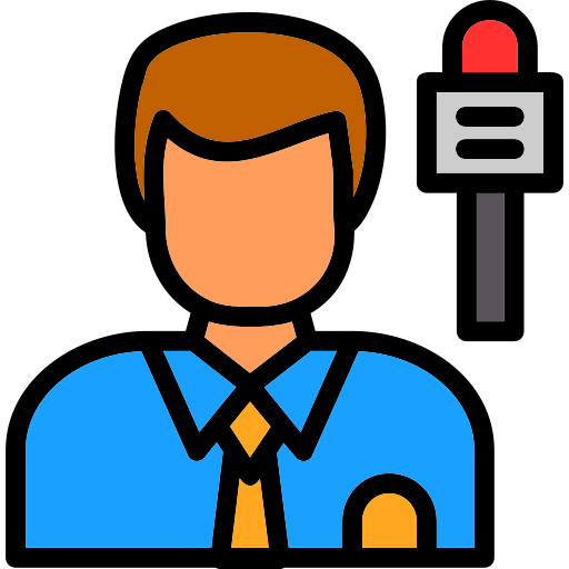 journalist Generic color lineal-color icon