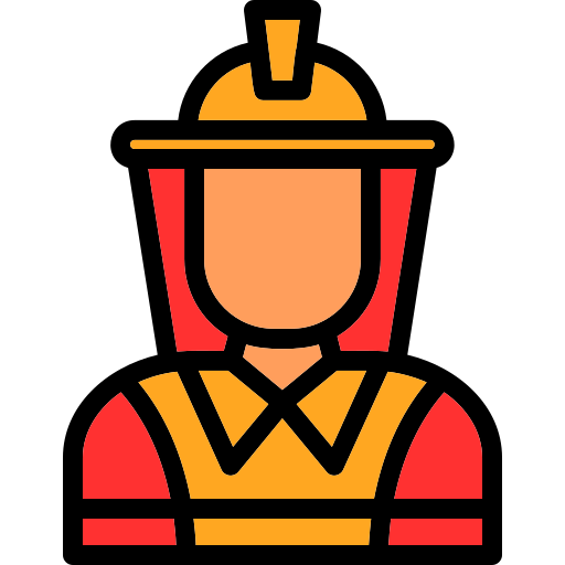 消防士 Generic color lineal-color icon
