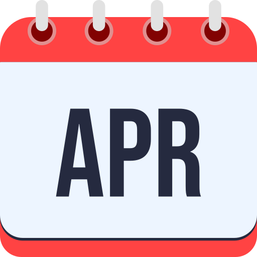 April Generic color fill icon
