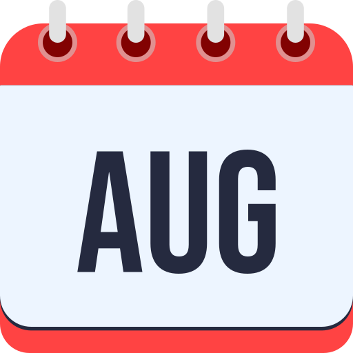 agosto Generic color fill icono