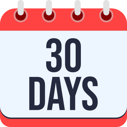 30 дней Generic color fill иконка