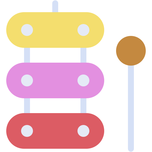 Xylophone Generic color fill icon