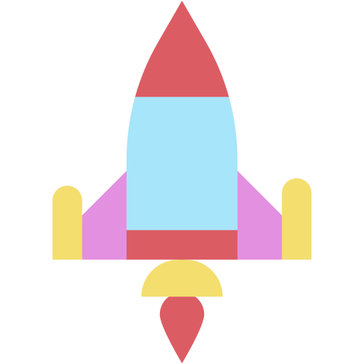 cohete Generic color fill icono