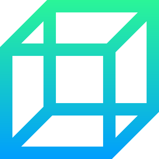 kubus Super Basic Straight Gradient icoon