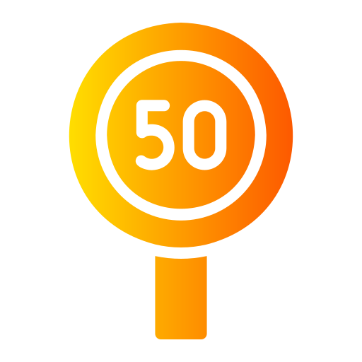 speed limit Generic gradient fill icon