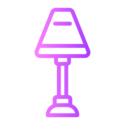 lampe de bureau Generic gradient outline Icône